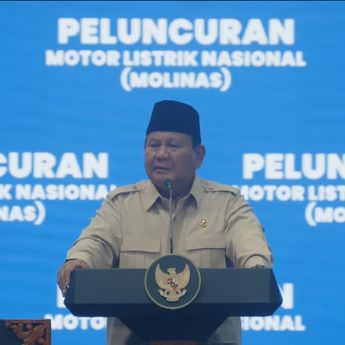 Prabowo ke Pengguna Motor Bensin: Ya Rasaian Sendiri, Pakai Motor Listrik Hemat 50%