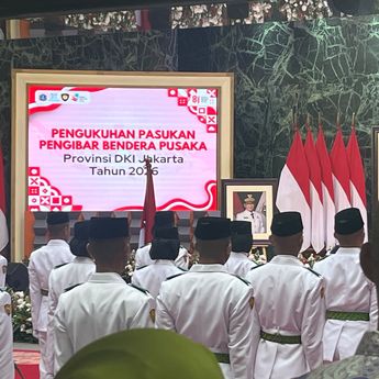 Pramono Kukuhkan 44 Paskibraka DKI Jakarta 2026