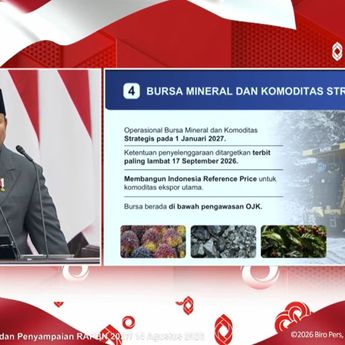 Bursa Mineral dan Komoditas Strategis Ditargetkan Beroperasi 1 Januari 2027
