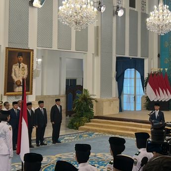 Wapres Gibran Kukuhkan Paskibraka yang Bertugas di Upacara HUT Ke-81 RI