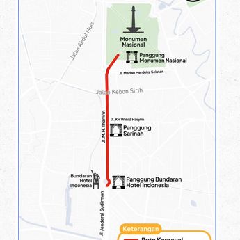 Mau Nonton Karnaval HUT ke-81 RI? Ini Rute dan Titik Terbaik Menyaksikan Parade