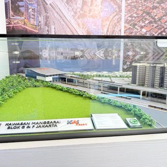 KAI Siapkan 1.232 Hunian Terjangkau Lewat Pengembangan TOD Manggarai