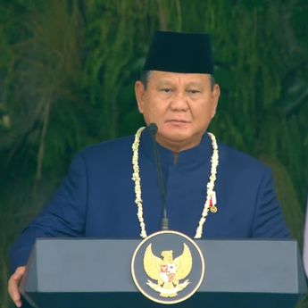 Pimpin Mengheningkan Cipta Upacara HUT RI, Prabowo Ajak Doakan Korban Gempa NTT
