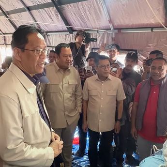 Tinjau Korban Gempa NTT, Purbaya Jamin Ketersediaan Anggaran Darurat Bencana