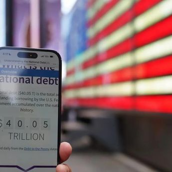 Utang Nasional AS Tembus 40 Triliun Dolar AS untuk Pertama Kalinya