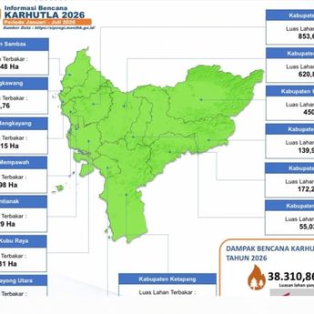 BPBD Catat Luas Karhutla Kalbar Capai 38.310 Hektare hingga Agustus 2026