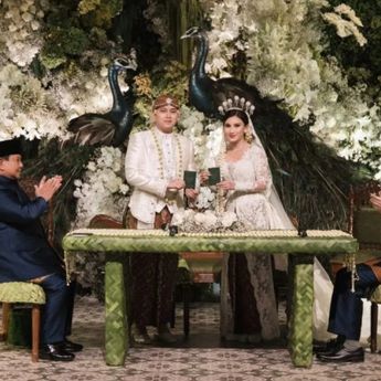 Momen Prabowo dan Jokowi Jadi Saksi Akad Nikah Rizky Irmansyah