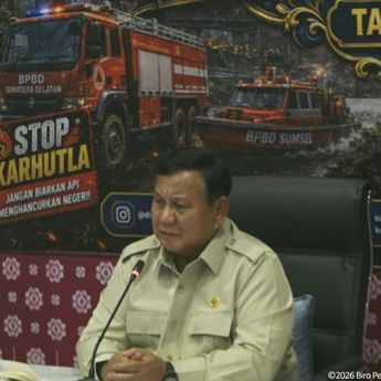 Prabowo Minta APD dan Masker Ditambah untuk Daerah Terdampak Karhutla