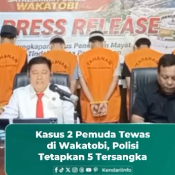 Polisi Bekuk 5 Pelaku Pembunuhan Dua Orang di Wakatobi