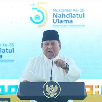 Buka Muktamar NU, Prabowo: Jas Hijau, Jangan Sekali-sekali Lupakan Jasa Ulama