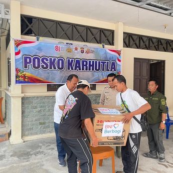 BNI Salurkan Bantuan bagi Masyarakat Terdampak Karhutla di Kalimantan Tengah