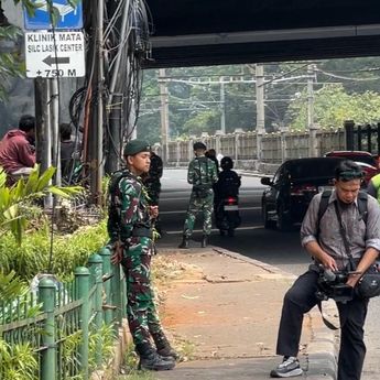Pasca Bentrokan Sengit, Tentara Jaga Kawasan Pejompongan