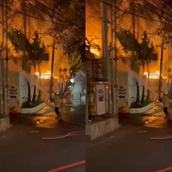 Restoran di Seminyak Ludes Terbakar, Kerugian Sampai Rp4 M