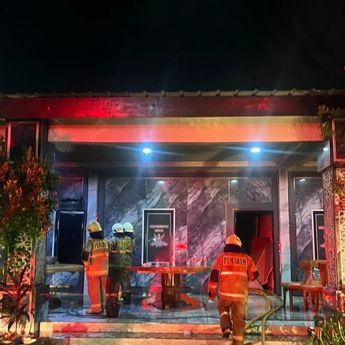 Polisi: Posko GRIB Jaya di Kebon Jeruk Terbakar Gegara Korsleting Listrik