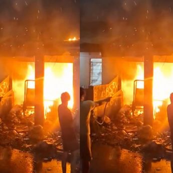 VIDEO: Rumah di Bogor Ludes Terbakar, Sebelumnya Terdengar Suara Ledakan
