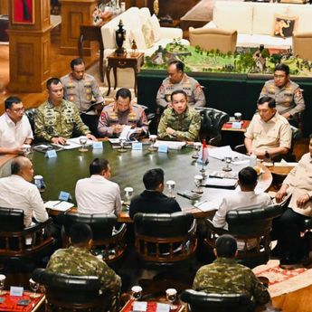 Panggil Kapolri hingga Panglima di Hambalang, Prabowo Bahas Situasi Nasional dan Penanganan Karhutla