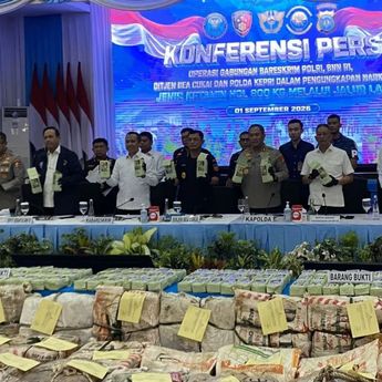 Bareskrim Bongkar Penyelundupan 800 Kg Ketamin di Anambas