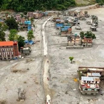 Korban Banjir Bandang Nepal Bertambah Menjadi 1.204 Orang