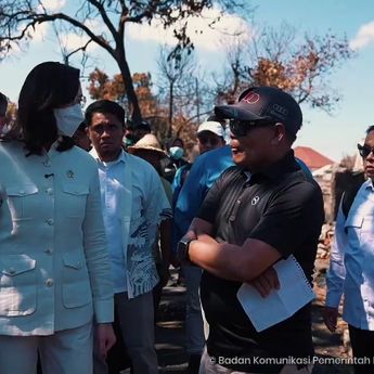Kunjungi Desa Sade, Pemerintah Rancang Pemulihan Pasca-Kebakaran