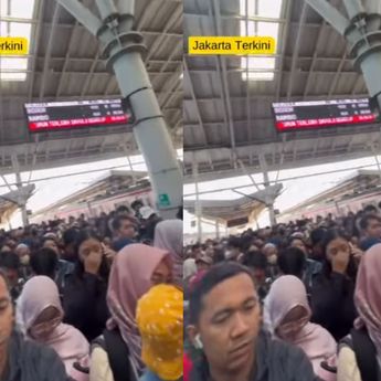 Kereta Anjlok di Kota, Penumpukan Penumpang Terjadi di Stasiun Manggarai Pagi Ini