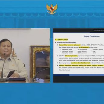 Kapolri Lapor Ada Koporasi Terkait Karhutla, Prabowo: Saya Ingin Tahu Korporasi Milik Siapa!