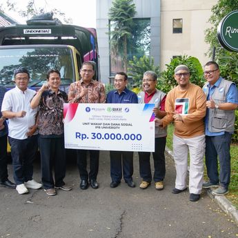 IPB University dan ARM HA-IPB Resmi Lepas Bantuan 6.350 Nasi Steril Siap Makan ke NTT