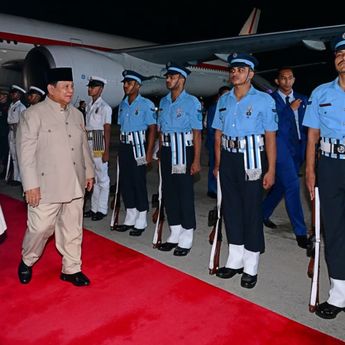Prabowo Tiba di India untuk Hadiri KTT ke-18 BRICS sebagai Anggota Penuh