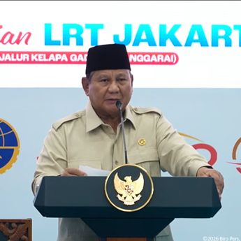 Jajal Rute Kelapa Gading-Manggarai, Prabowo: Enak Naik LRT