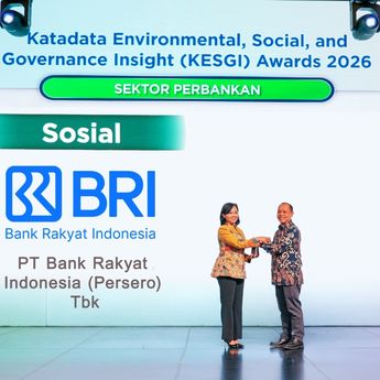 Dari Inklusi ke Pemberdayaan, Kinerja Sosial BRI Raih Pengakuan di Katadata ESG Insight Award 2026