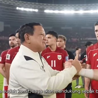 Jelang Indonesia vs Singapura, Prabowo Tekankan Sepak Bola sebagai Harga Diri dan Kebanggaan Bangsa
