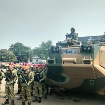 Marinir TNI AL Terima 12 Ranpur AAV M-35 Buatan Amerika Serikat
