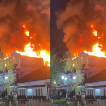 Hamzah Batik di Yogyakarta Kebakaran Pagi Ini