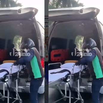 Pemotor Kritis Usai Kecelakaan di Jalan Gatot Subroto Pagi Ini