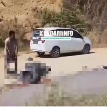 VIDEO: Anak Perempuan Tewas Dihantam Truk Kontainer