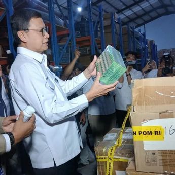 BPOM Bongkar Gudang 459 Ribu Produk Ilegal Senilai Rp25 Miliar