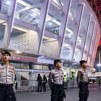 3.520 Personel Kawal Laga Timnas Indonesia vs Bangladesh di GBK