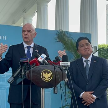 Infantino Puji Kemajuan Sepak Bola Indonesia, Peluang Gelar Event FIFA Makin Terbuka