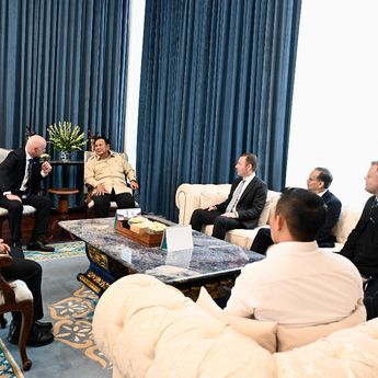 Terima Presiden FIFA, Prabowo: Sepak Bola Bangun Prestasi dan Karakter Bangsa