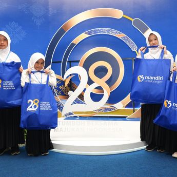 28 Tahun Bank Mandiri, Hadir dan Berbagi Manfaat untuk Masyarakat