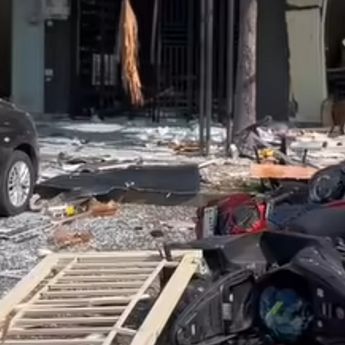 Ledakan Ruko di San Antonio Pakuwon City Surabaya Pagi Ini