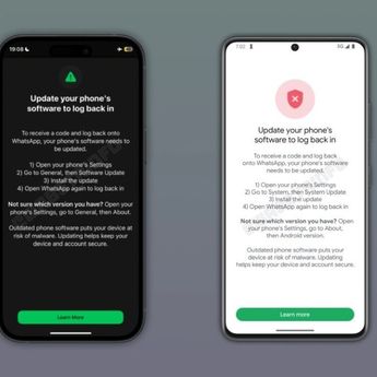WhatsApp Mulai Batasi Login di Android dan iPhone Lama, Ini Sebabnya