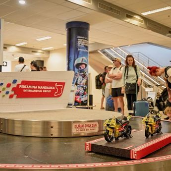 Semarak Pertamina Grand Prix of Indonesia 2026 Terasa Sejak di Bandara Lombok