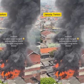 Kebakaran Hantam Rumah-rumah Warga di Kemayoran