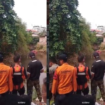 Remaja Tenggelam di Sungai Ciliwung Bidaracina Belum Ditemukan