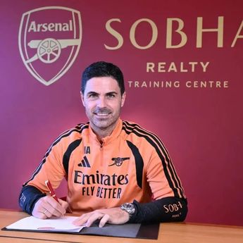 Mikel Arteta Perpanjang Kontrak dengan Arsenal hingga 2030