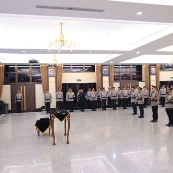 Kapolri Pimpin Sertijab di Mabes Polri, Dadang Hartanto Jadi Kapolda Metro Jaya