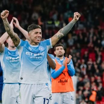 Manchester City Permalukan Liverpool 3-0 di Stadion Anfield