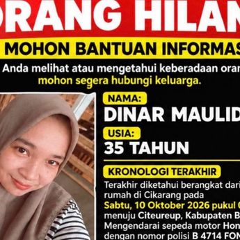Ibu di Cikarang Hilang Usai Pergi Naik Motor dari Rumahnya