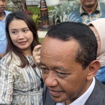 Bahlil Bahas RUU Migas dengan Prabowo di Istana