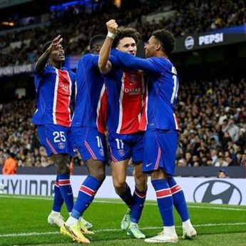PSG Taklukkan Manchester City 4-2, Haaland Cetak Dua Gol